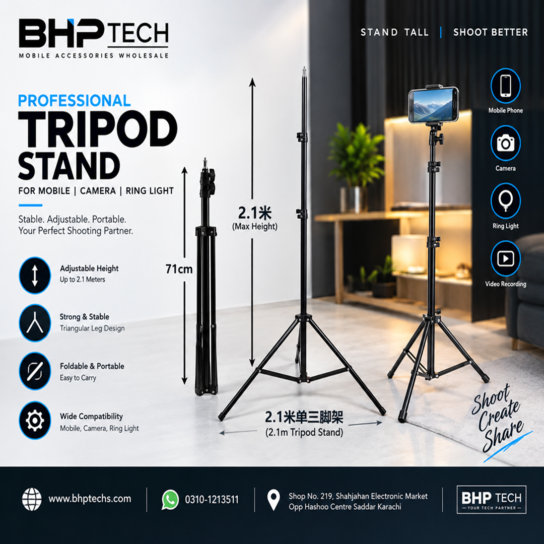 Professional 2.1M Tripod Stand