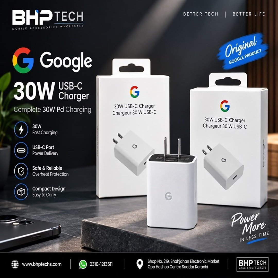 Google 30w Charger (China Original )